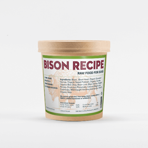 Raw bison recipe
