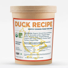 Gently cooked duck