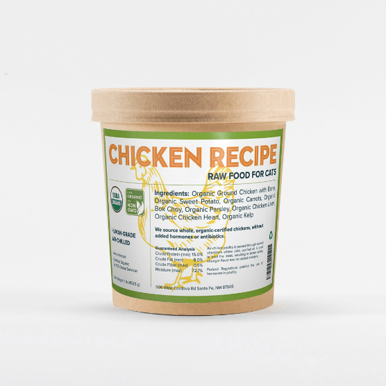 Raw chicken for cats