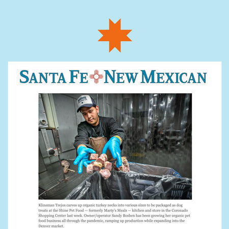 Santa Fe New Mexican - Organic pet food company grows through pandemic