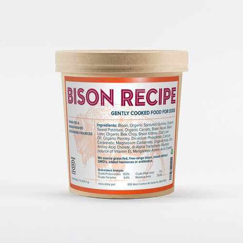 Fresh Grass-Fed Bison Dog Food