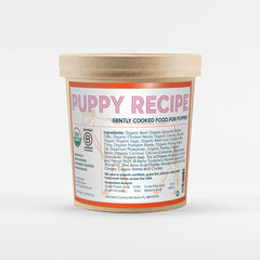 Fresh organic puppy food