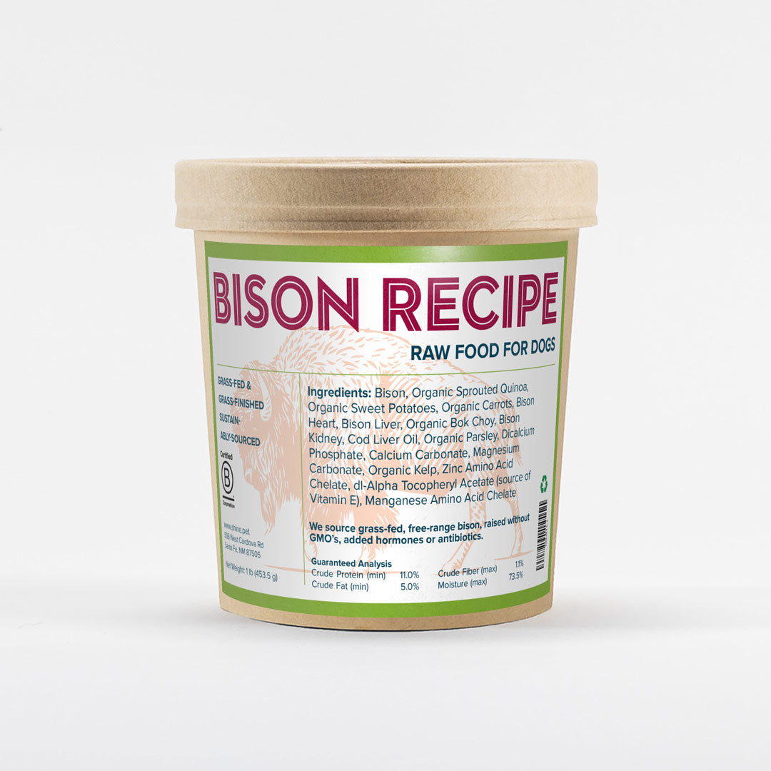 Frozen Raw Bison Recipe
