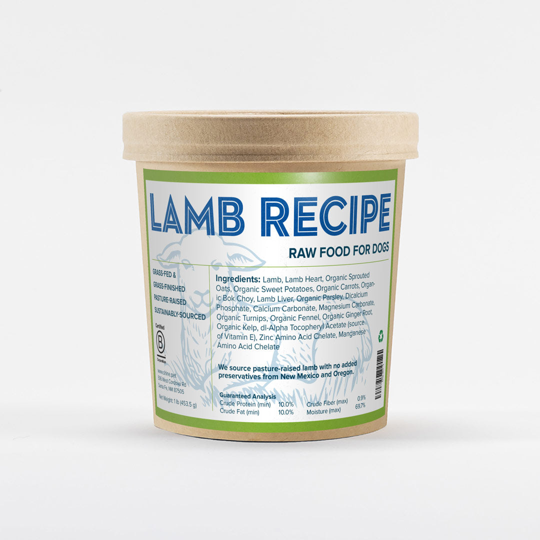 Pasture-Raised Lamb Dog Food | Fresh, Wholesome Meals