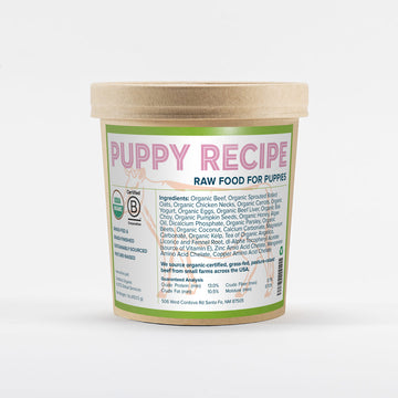 Frozen Raw Puppy Recipe