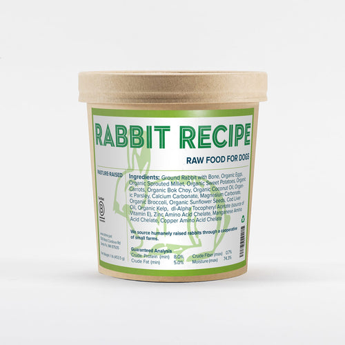 Humanely Raised Rabbit Dog Food