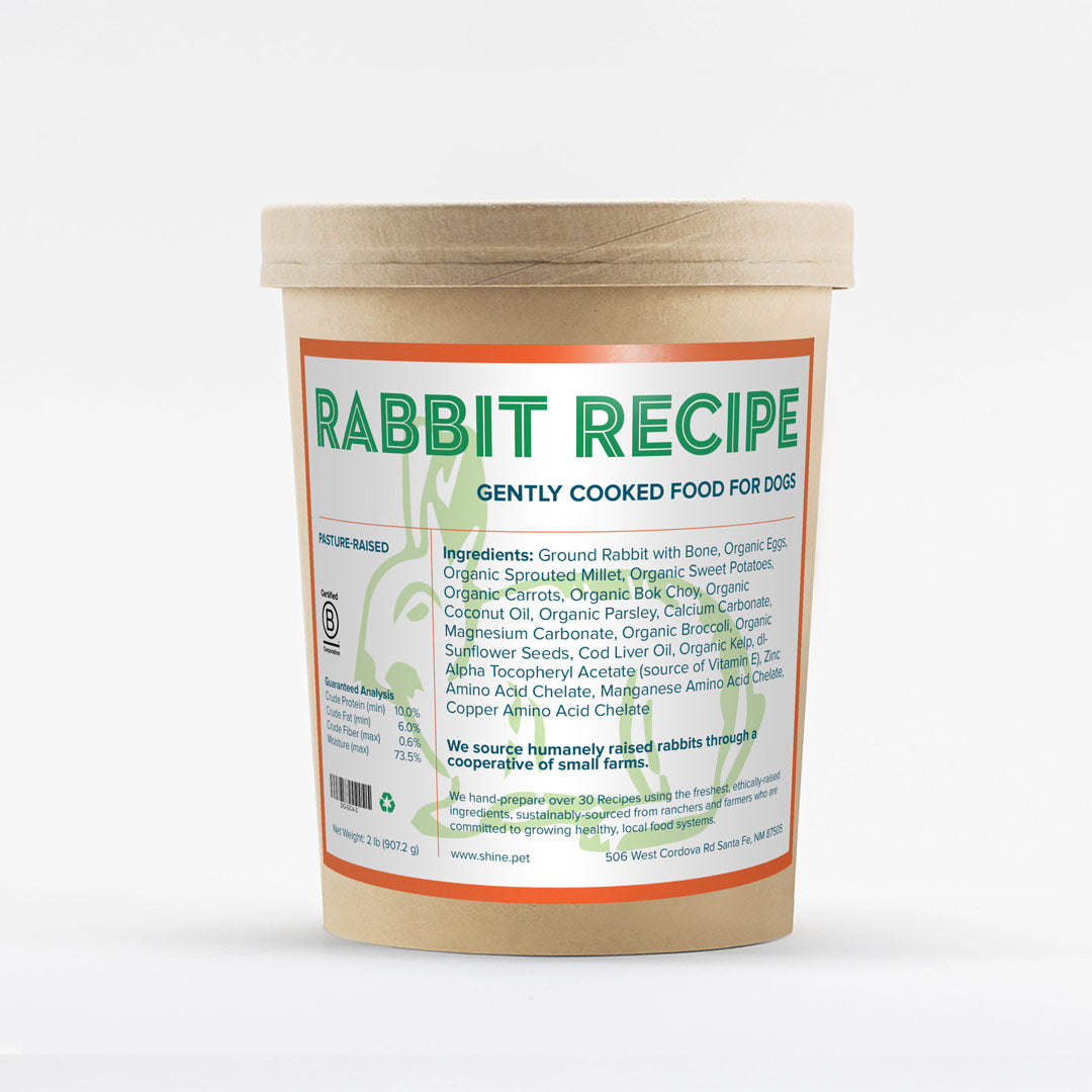 Gently Cooked Rabbit Recipe | Fresh, Lean Dog Food