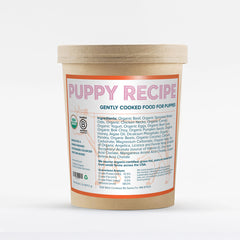 Fresh organic puppy food