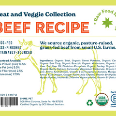 Frozen Meat and Veggie Raw Beef Recipe