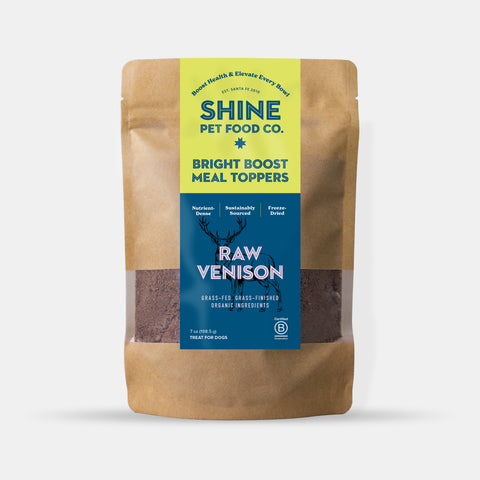 Bright Boost Meal Topper- Raw Venison