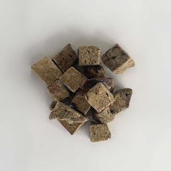 SHINE freeze-dried beef liver treats for dogs and cats, made in Santa Fe from grass-fed beef