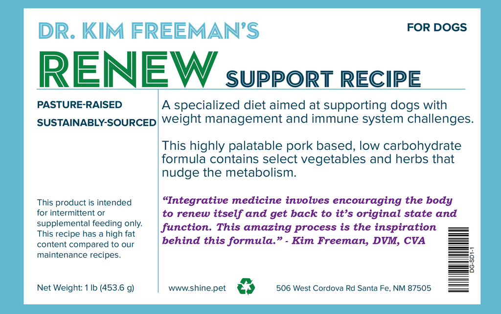 Frozen Renew Support Recipe