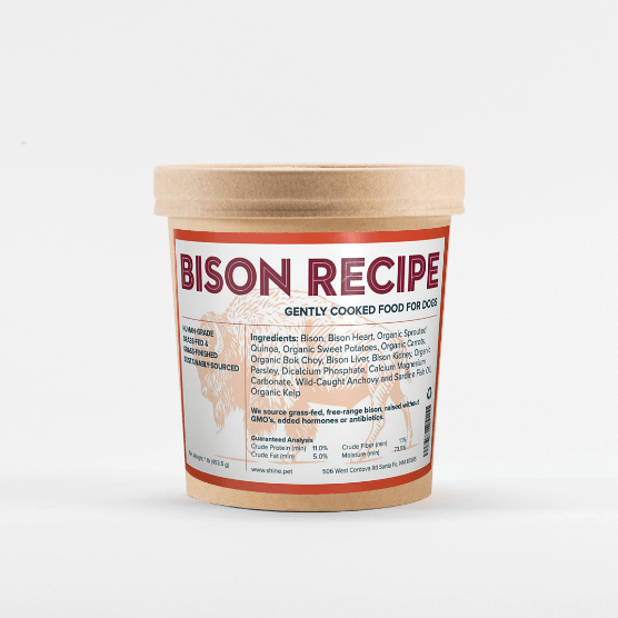 Gently cooked bison