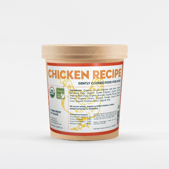 Gently cooked chicken
