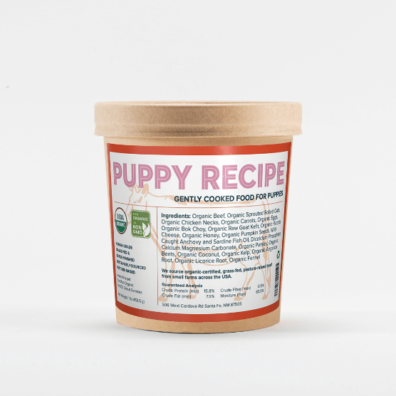 Gently cooked puppy recipe