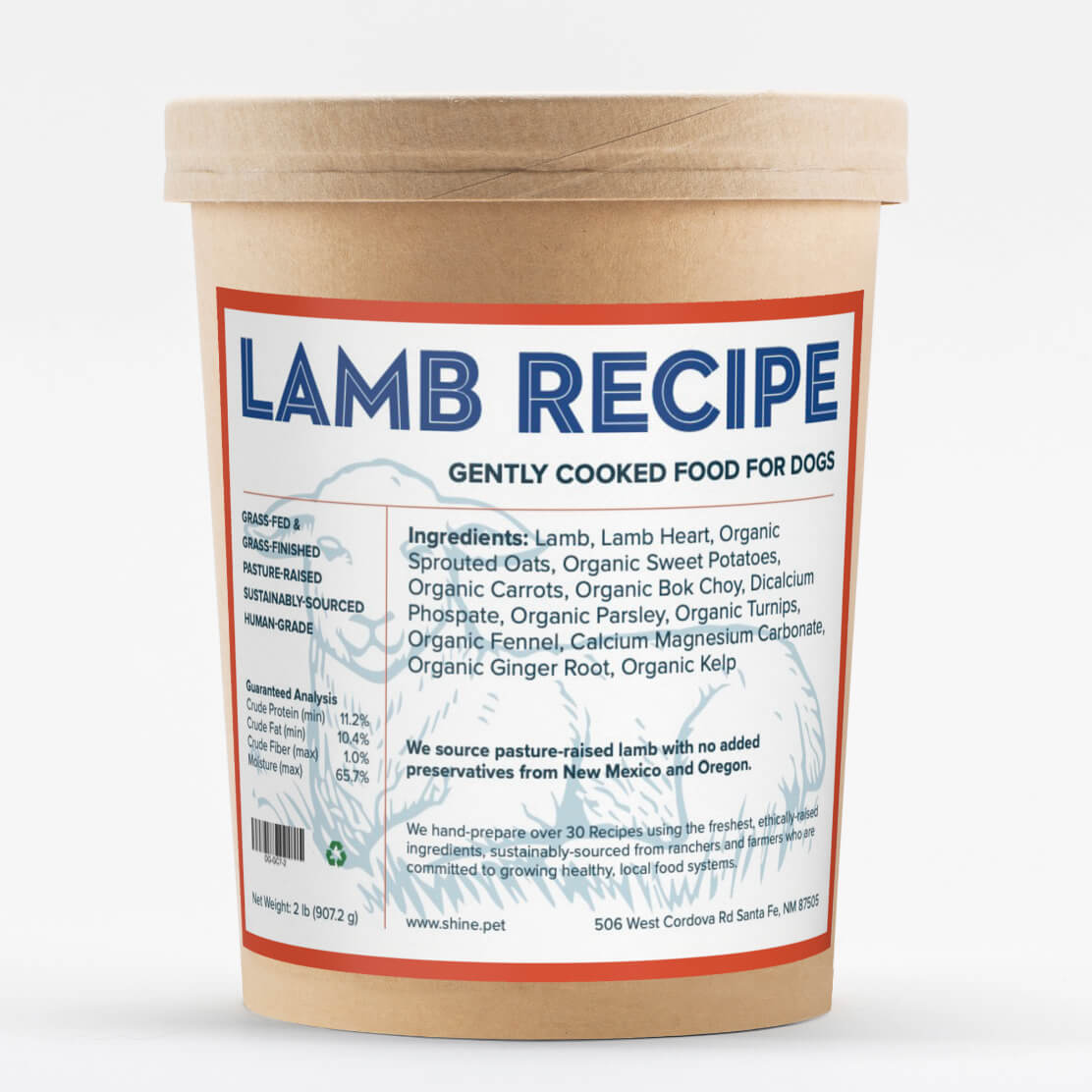 Gently cooked lamb