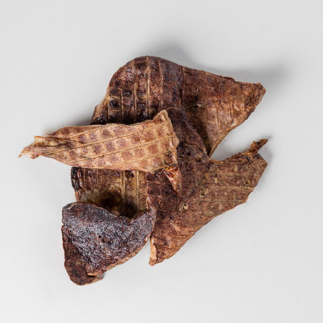 SHINE Pet Food crunchy dehydrated lamb lung treats for cats and dogs, crafted from single-source, human-grade lamb.