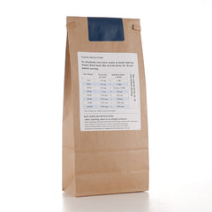 Eco-friendly packaging of SHINE’s freeze-dried salmon dog food made in Santa Fe, NM